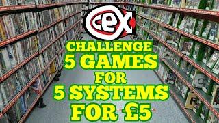 CEX Challenge! 5 Games for 5 systems for £5!!!