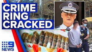 More than $8m in cash seized in alleged crime syndicate | 9 News Australia