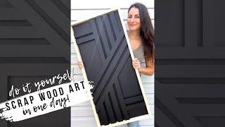 DIY WOOD ART (IN ONE WEEKEND)!