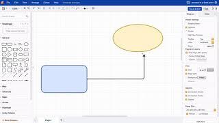 Add a connector to a fixed point within a shape in draw.io for Confluence