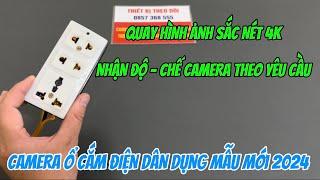 Camera ngụy trang ổ cắm điện dân dụng bán chạy nhất 2024 , camera mini ổ điện quay trong nhà 24/24