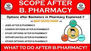 Scope after B Pharmacy || Jobs & Other Career option || Goverment & PVT. || Carewell Pharma