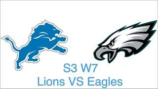 Detroit Lions VS Philadelphia Eagles | FFL Season 3 Week 7 Game Highlights