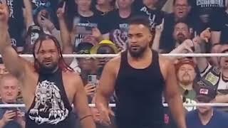 Anyone else notice Tama Tonga and Tonga Loa's reaction? #wwe #smackdown