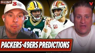 Packers-49ers Predictions: Will Jordan Love & Green Bay stun Brock Purdy & San Francisco? | 3 & Out