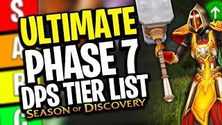 ULTIMATE SOD Phase 7 DPS Tier List | Season of Discovery