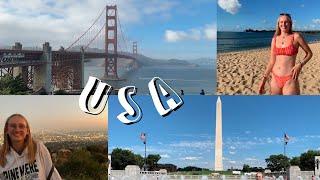 USA Travel Vlog! (my adventures after Camp America) | Hawaii, LA, NYC, San Fran, DC,