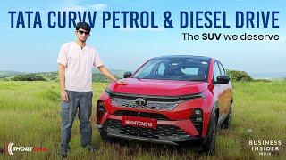 Tata Curvv Review - Petrol & Diesel | Coupe Luxury | Short Spin