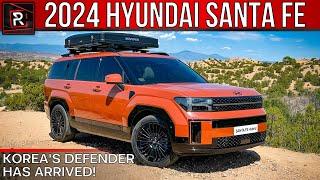 The 2024 Hyundai Santa Fe Is A Beefy Korean SUV With Defender & G-Wagon Vibes