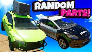 RANDOM PARTS Police Chases Are a DISASTER with This NEW Car in BeamNG Drive Mods!