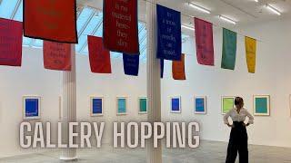 Exploring galleries in Tribeca and Chelsea in New York