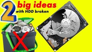 DON'T THROW AWAY BROKEN HDD you might build these 2 amazing projects