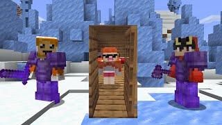 Minecraft MANHUNT but DOORS randomly teleport you