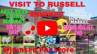 Visit to Russell Market Vlog- Shivaji Market, Low Price Market for Pet Store.@Jamsed Pets Store.JTWW