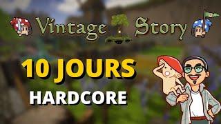 J'ai survécu 10 JOURS sur Vintage Story en Hardcore !