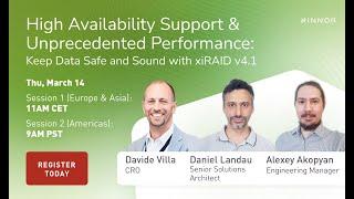 High Availability Support & Unprecedented Performance: Keep Data Safe and Sound with xiRAID v4.1