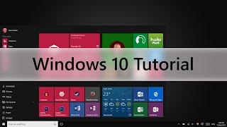 Windows 10 Tutorial (Beginners Guide)