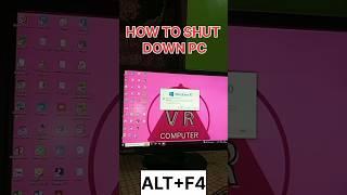  HOW TO SHUT DOWN PC #windows #ytshorts #shortvideo #yotricks #youtubeshorts #windowsviralvideo