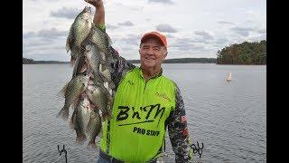 S 2 Crappie in Early Spring March on Brush piles , 14 foot BnM Poles