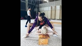 Extremely stretching with coach (cry)