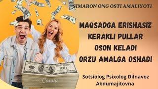 Maqsadga erishasiz kerakli pullar oson keladi orzu amalga oshadi