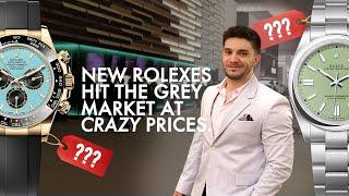 Dealer reveals LUDICROUS PRICES of new Rolexes to FIRST hit grey market!