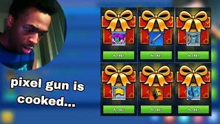 I got gifted MILLIONS of currencies & several FREE WEAPONS in Pixel Gun 3D...