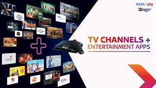 Tata Sky Binge Plus | Product Reveal | Live TV + 9 premium apps | One Smart Set Top Box