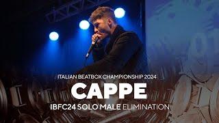 CAPPE | IBF CHAMPIONSHIP 2024 | SOLO MALE | Elimination Round