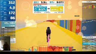 Zwift Climb Portal - Crow Road Scotland - 100% TD