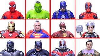 All Superheroes Transformation Movie