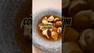 Corn Tortellini Consommé