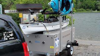 Best Kayak Trailer! Harbor Freight Custom Build!