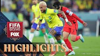 Brazil vs. South Korea Highlights | 2022 FIFA World Cup | Round of 16