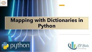 1.5 Mapping and dictionaries in Python | Encoding | Data science and analysis course | Tutorial