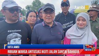 Ribuan Warga Antusias Ikuti Jalan Santai Bahagia Bersama Dr.Maulana