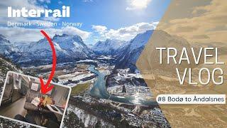 Interrail Norway Backpacking | From Bodø to Åndalsnes by Train | Hiking Adventure Travel Vlog