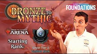  Bronze To Mythic: Episode 3 - Starting Rank: Silver 3 - MTG Arena:  Foundations 