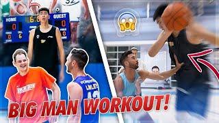 7’ 5” vs 6’ 11” Ultimate Big Man Basketball Training!