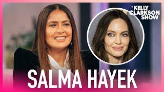 Angelina Jolie Shoved Salma Hayek's Face Into Her Birthday Cake While Filming 'Eternals'