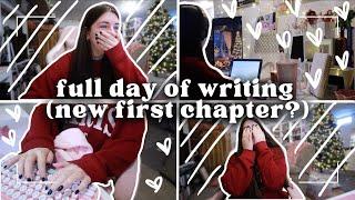 full writing day in my life | authortube writing vlog