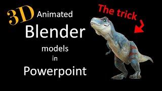 3D Animated Blender Models in Powerpoint