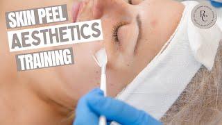 Skin peel beauty treatment training at the Ray Cochrane Beauty School, London