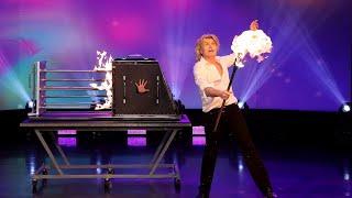 Magician Hans Klok Gets the Crowd Fired Up with His Illusions