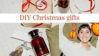 Sustainable Christmas DIY gift ideas 2024 that are quick & cute (wheat pillow, face oil, chai latte)