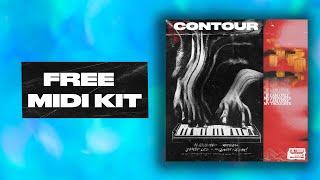 [+20] FREE DARK MIDI PACK 2024 - " CONTOUR TRAP MIDI KIT" | TRAP MIDI KIT