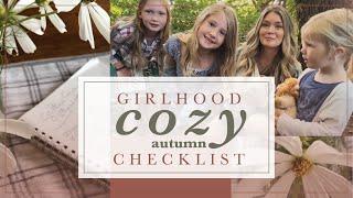 Girlhood *Cozy* Autumn Checklist