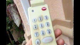 How to fix your garage door opener key pad when some buttons stop working!