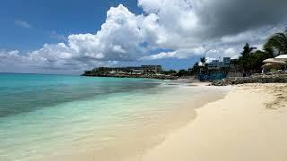 Tropical Beach Scene In The Caribbean Sea: Perfect Beach In Paradise For Relaxation & Meditation