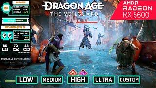 Dragon Age: The Veilguard - RX 6600 | All Settings Tested at 1080p